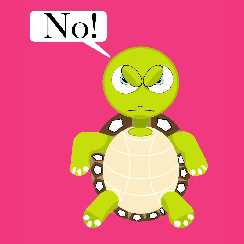 Statement No Schildkröte, Nein Fun Comic, No