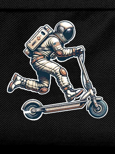 E-Scooter E-Roller Astronaut Scooter