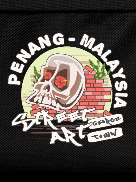 Skull graffiti Malaysian art