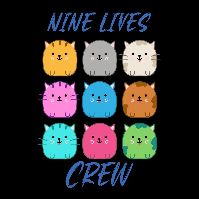 Neun Leben Crew Katze