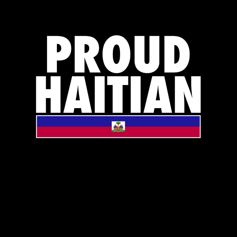 Fier drapeau haïtien haïtien