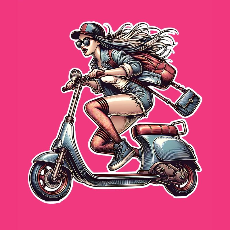 Motorroller Mofa Moped Roller