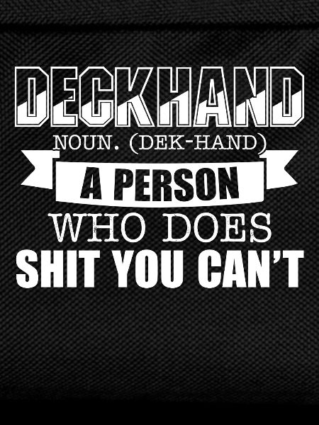 Deckhand Deckhand Definition