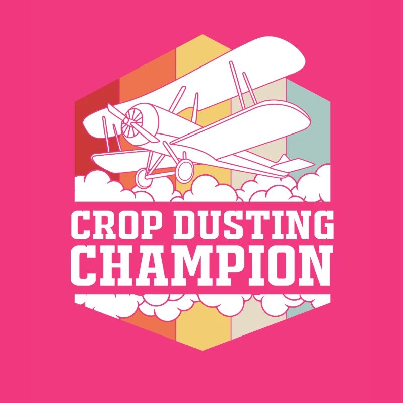 Crop Duster Flugzeug Pilot Geschenk