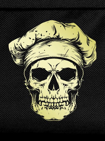 Koch Skull Skeleton Chef