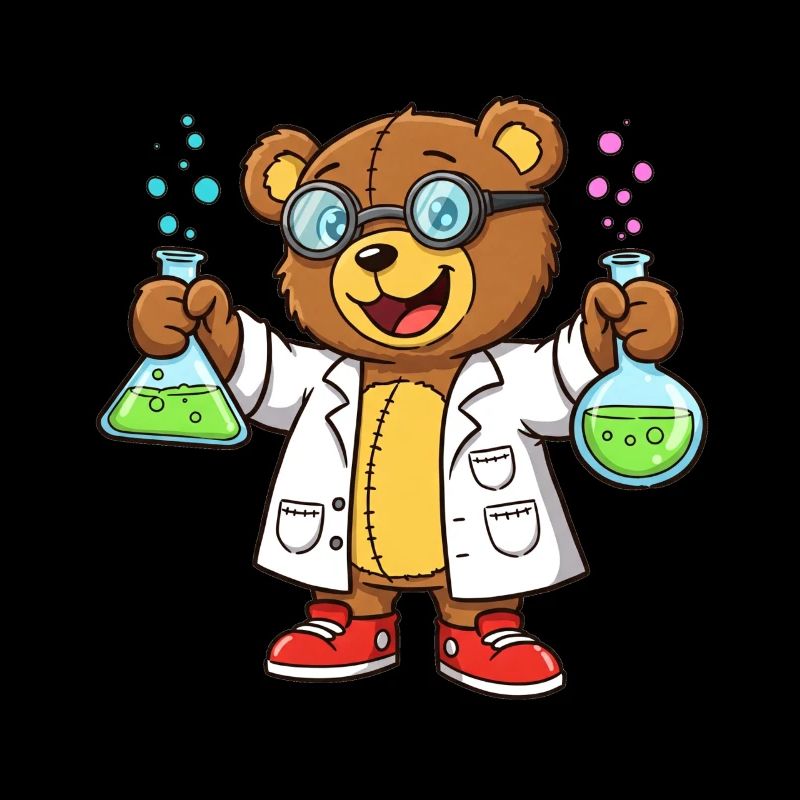 Teddy Bear Mad Scientist