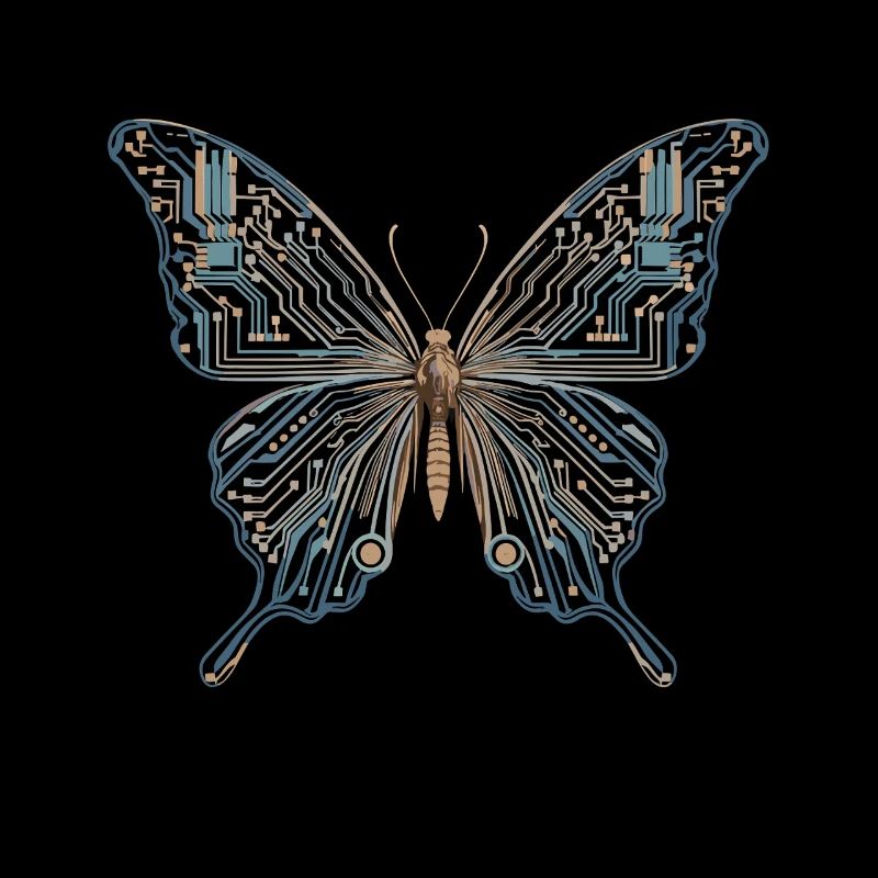 Butterfly Code: Cyber Beauty of Nature and