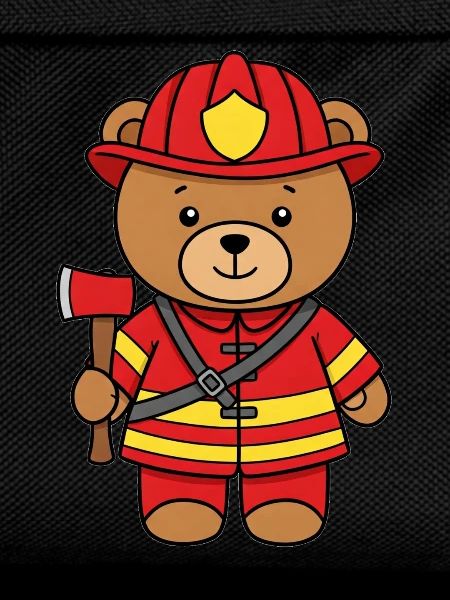 Teddy Bear Firefighter