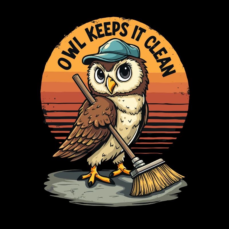 Owl Keeps It Clean With Style In Nature