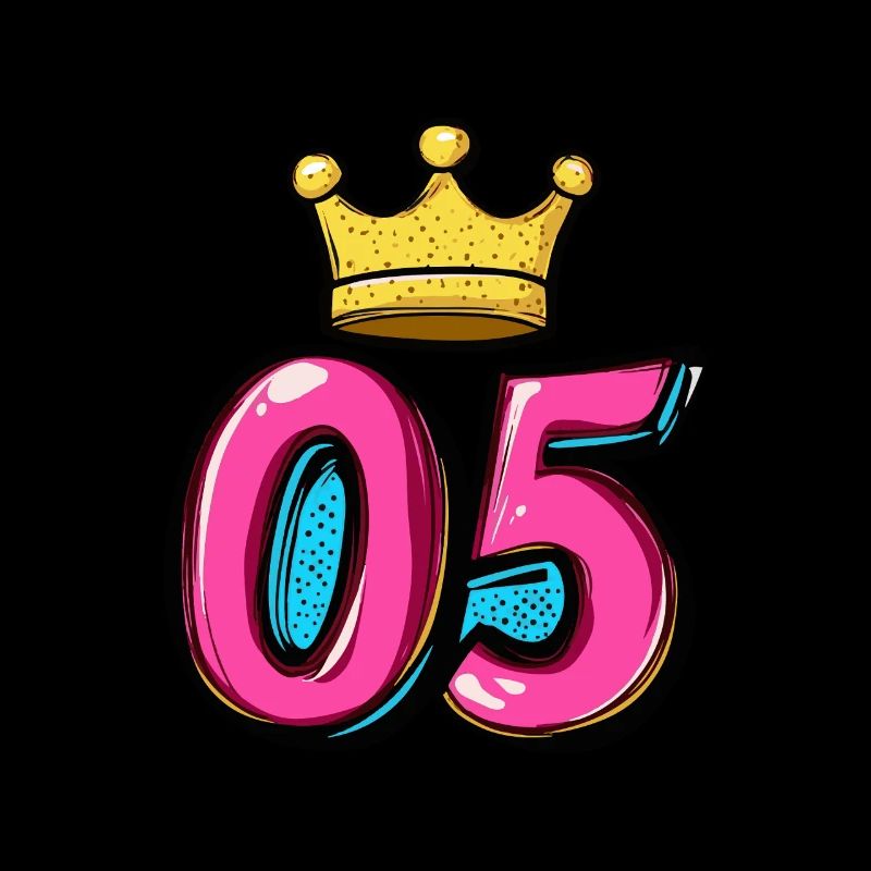 5 Number Jersey Crown
