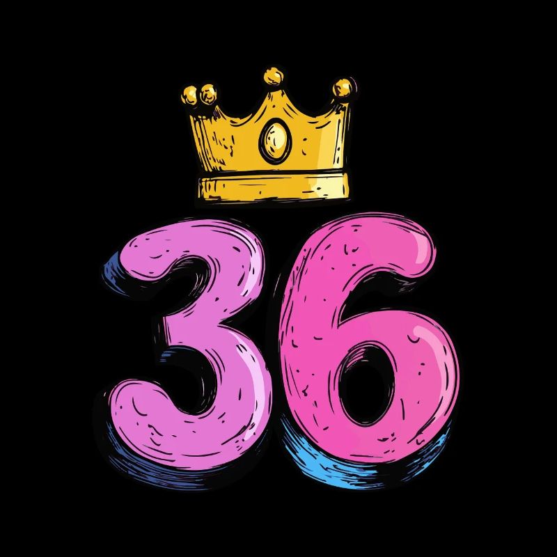 36 Number Jersey Crown