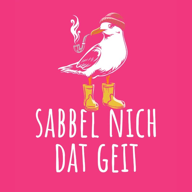 Möwe - Sabbel nich dat geit - Nordsee - Geschenk