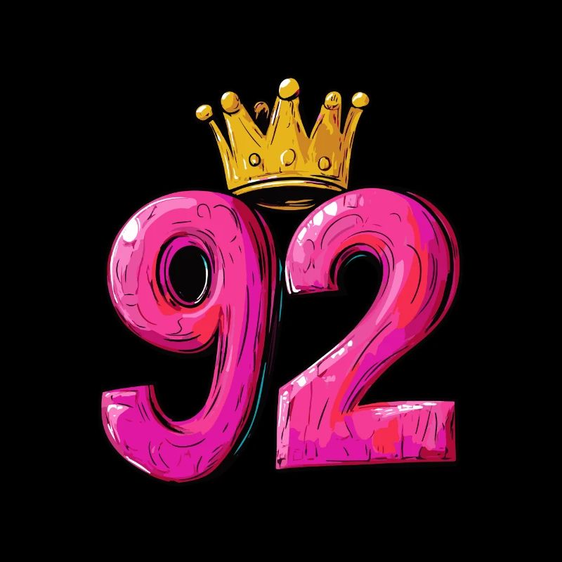 92 Number Jersey Crown