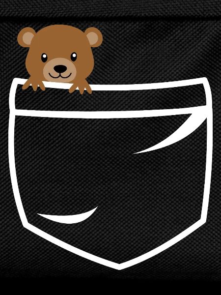 Teddy bear pockets