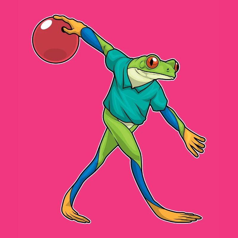 Grenouille Bowling Boule de bowling