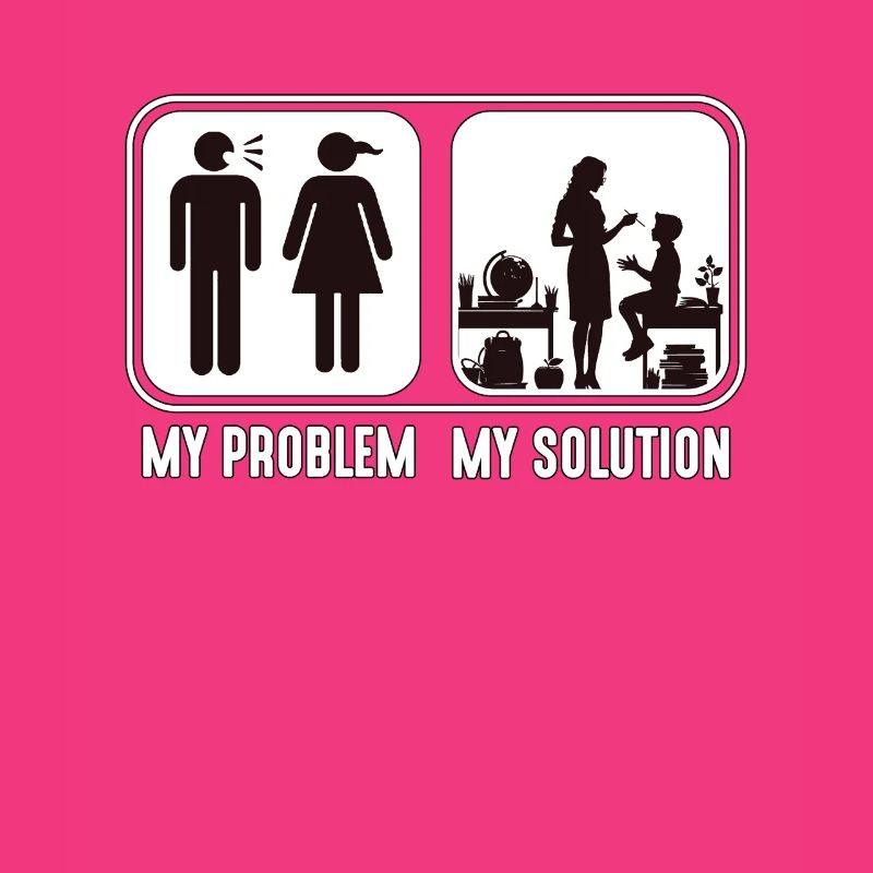 STEM Teacher My Problem My Solution Pictogram Mom