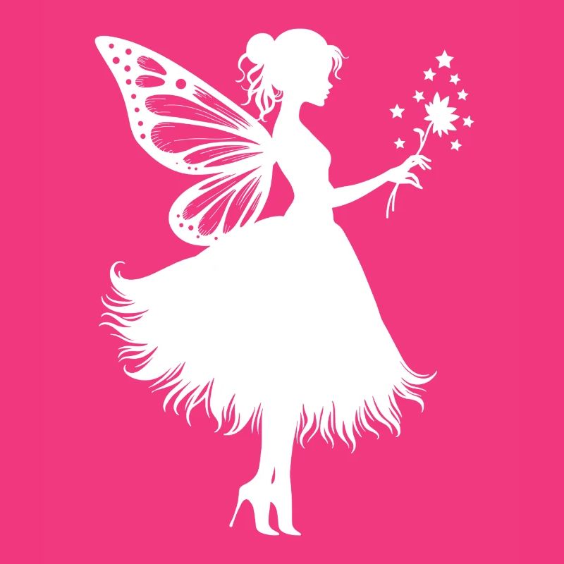 Fée magique avec fleur
