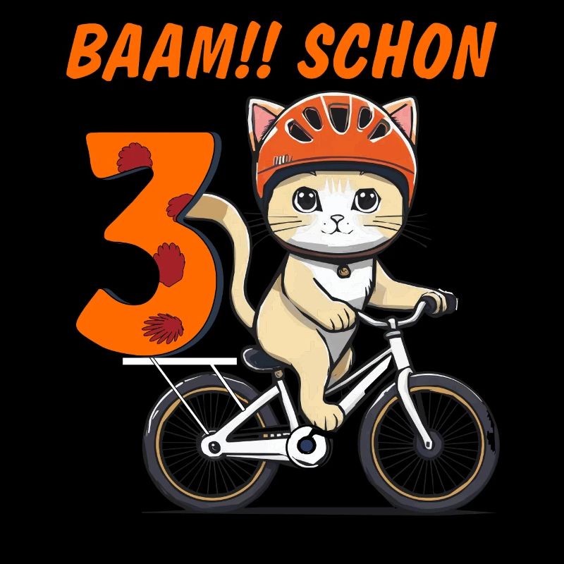VÉLO CHAT BAAM !! DÉJÀ TROIS