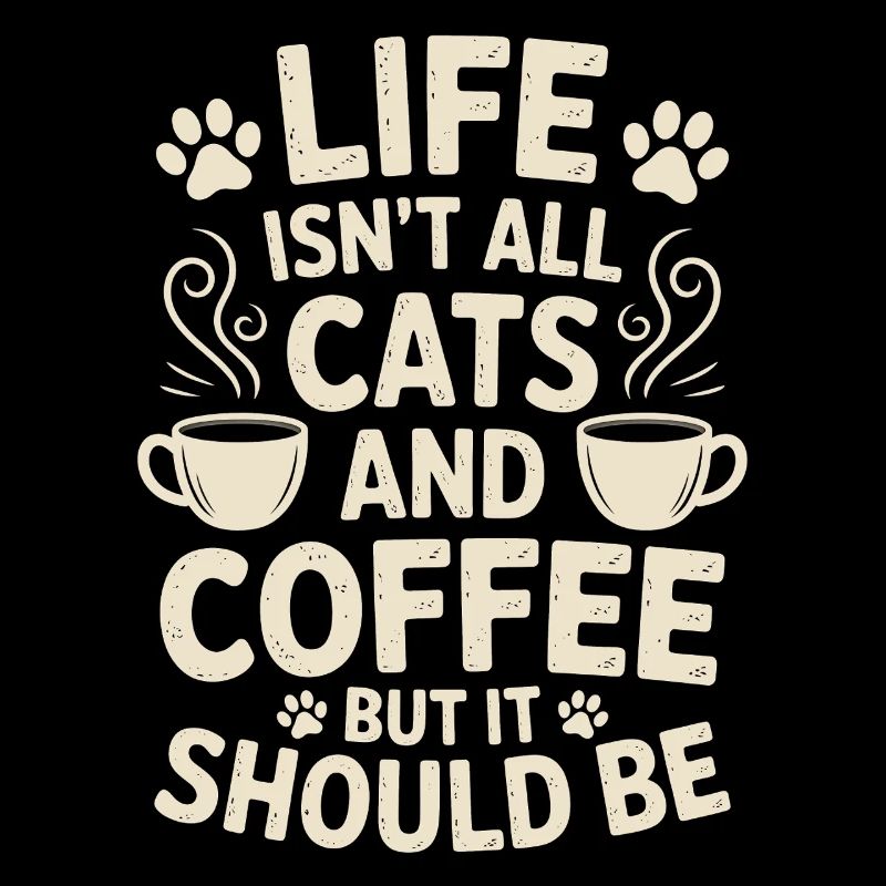 Café Dire Chats Drôle Café Cadeau