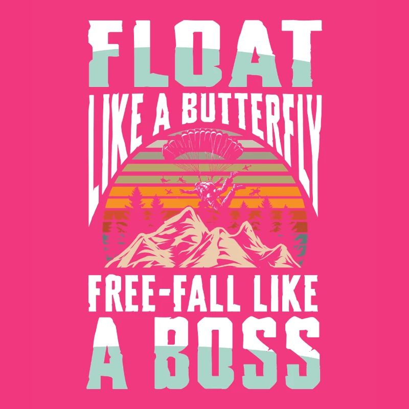 Float like a butterfly, free fall like