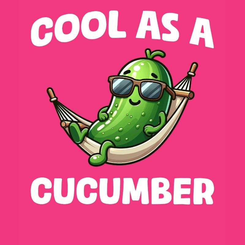 Frais comme un concombre Gurke Pickle Gurkenliebhaber