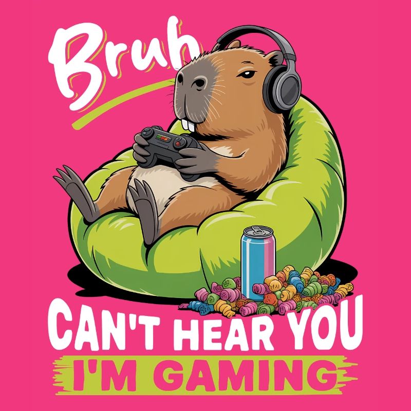 Capybara Gamer Gaming