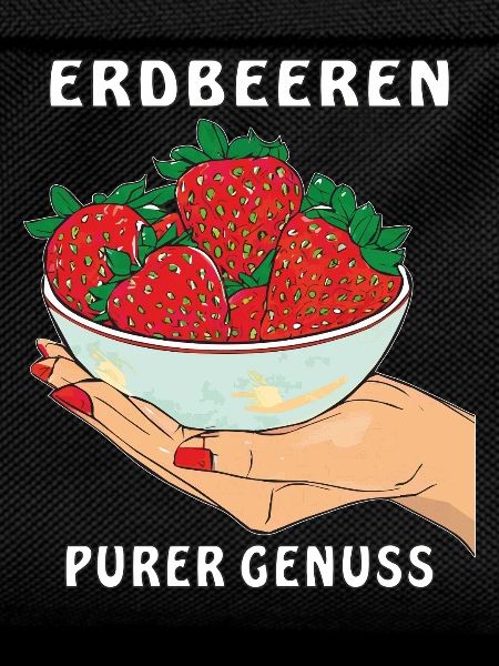 STRAWBERRIES HAND PURE ENJOYMENT