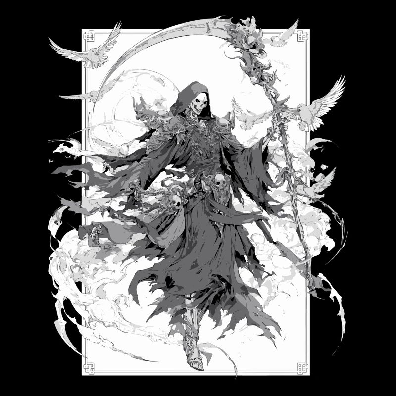 Grim Reaper Dark Grim Reaper – Art gothique de la mort
