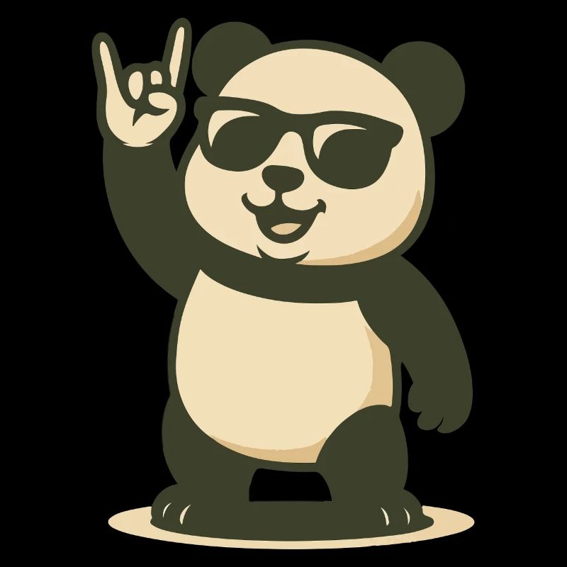 Vibrations de panda rock