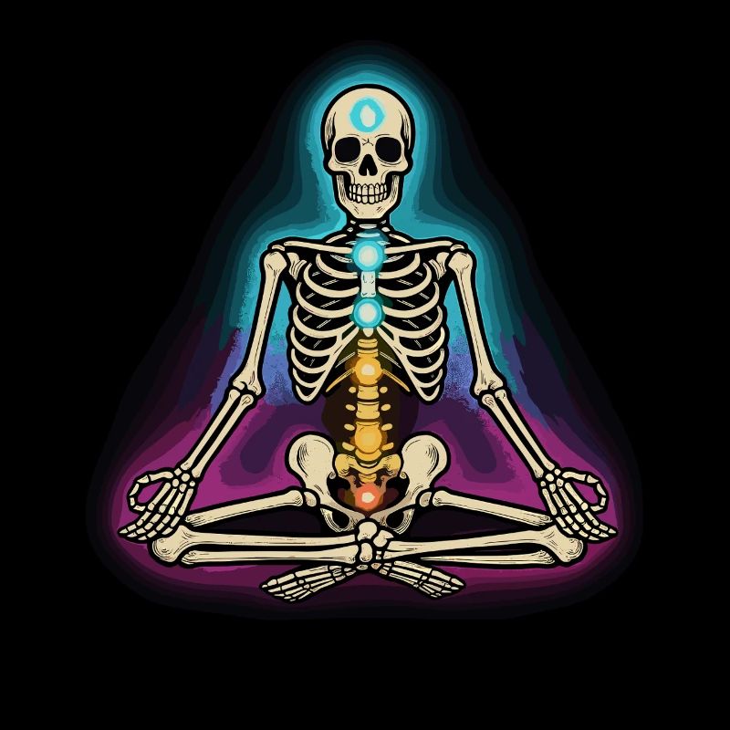Yoga du squelette - Posture des chakras