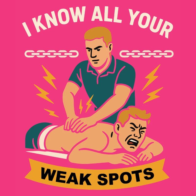 Physiotherapists know all their weak points