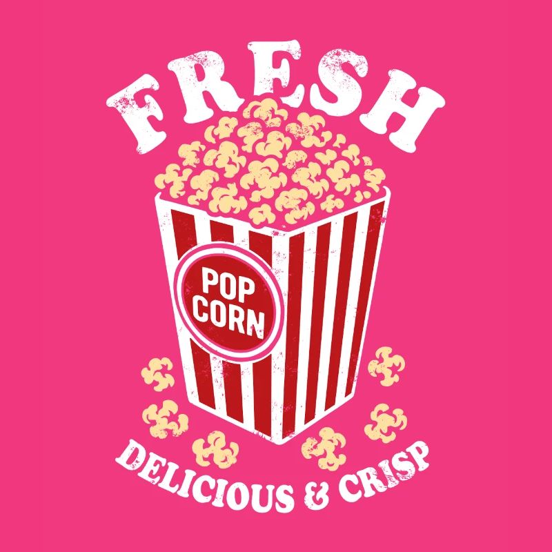 Frisches Popcorn - knusprig, lecker - Geschenk