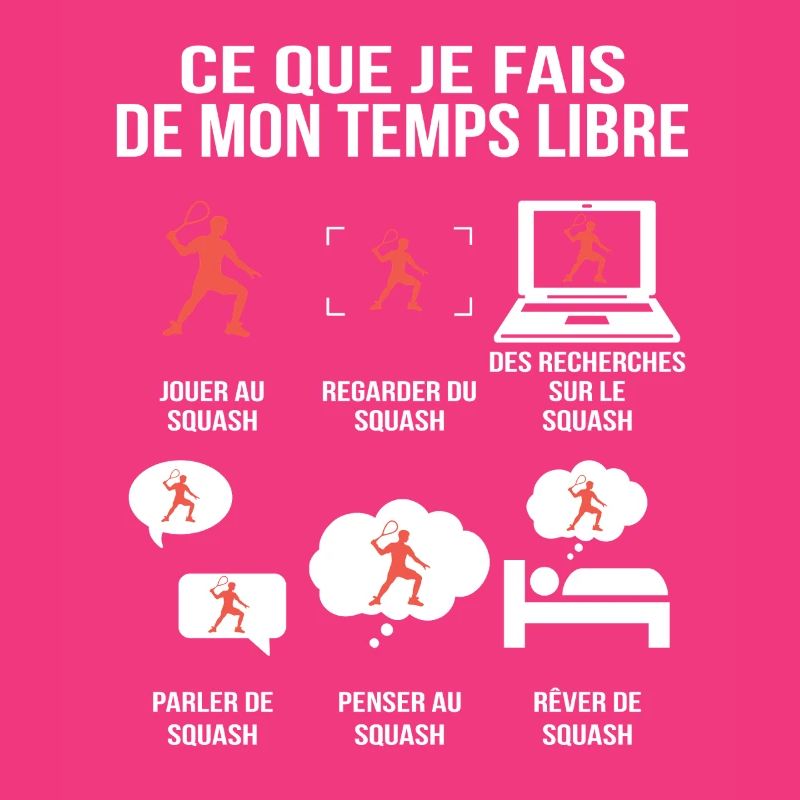 Ce que je fais de mon temps libre – Squash
