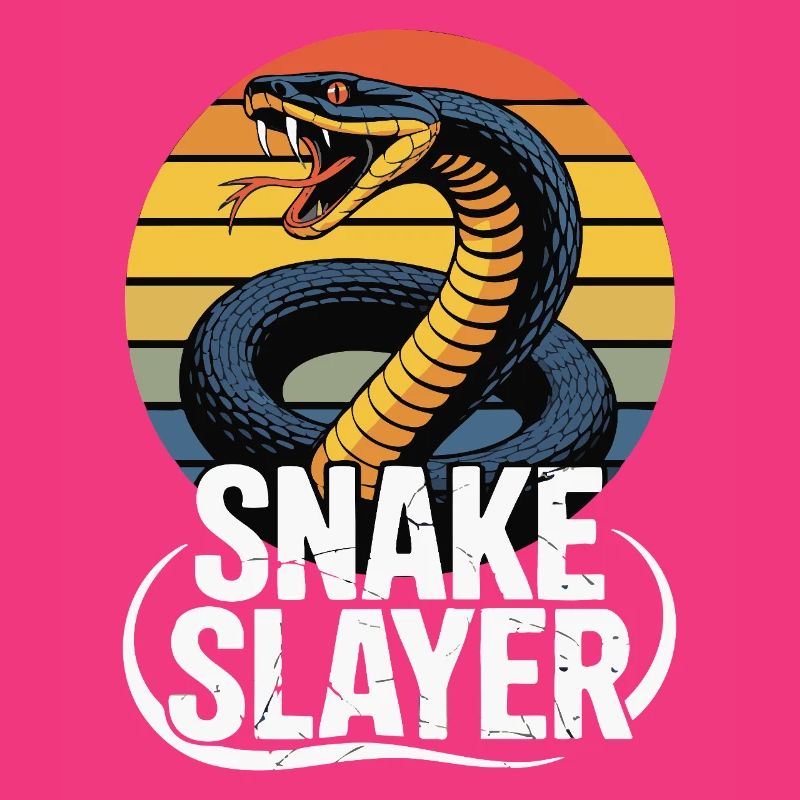 Snake hunter – Retro Schlange Design