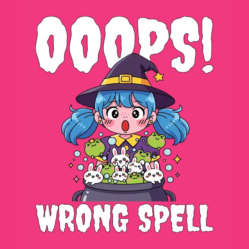 OOOPS! WRONG SPELL - WITCH HALLOWEEN