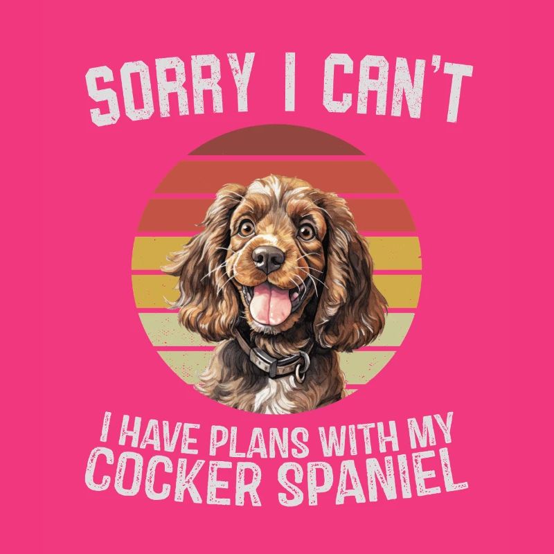 Cocker Spaniel Humorous Quote Design