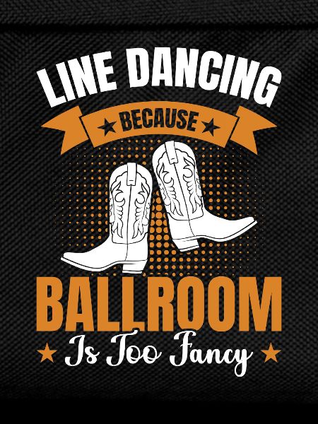 Line Dancing Ballroom Too Fancy