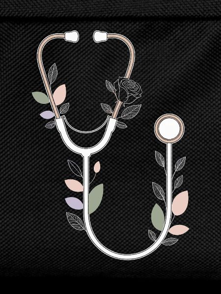 Floral Stethoscope Design