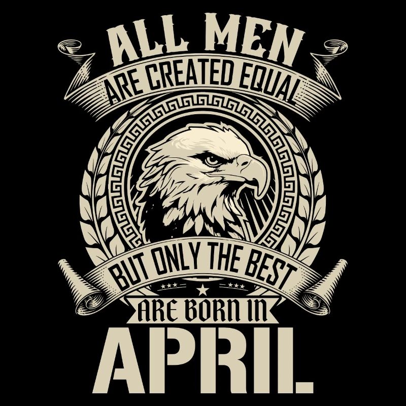 Eagle Pride April Geburtsmonat Design