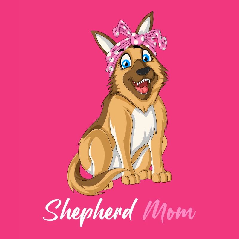Deutscher Schäferhund Mama Hund Liebhaber Muttertagsgeschenk