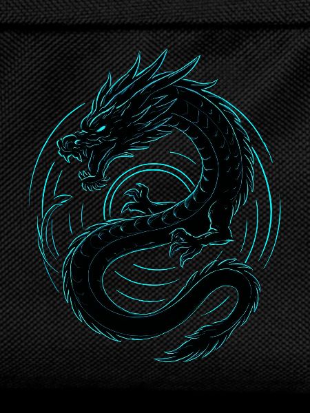 Neon Drache