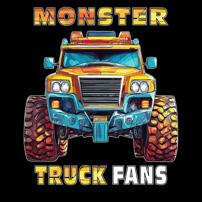 FANS DE MONSTER TRUCKS DE VOITURE