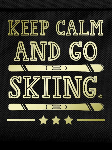 Keep calm ski