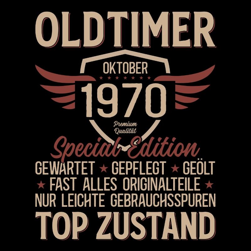 55. Geburtstag Geschenk Oldtimer Oktober 1970