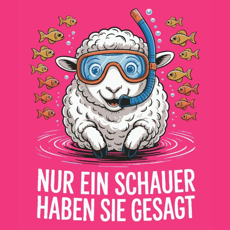 Just a Shower – Funny Sheep Design