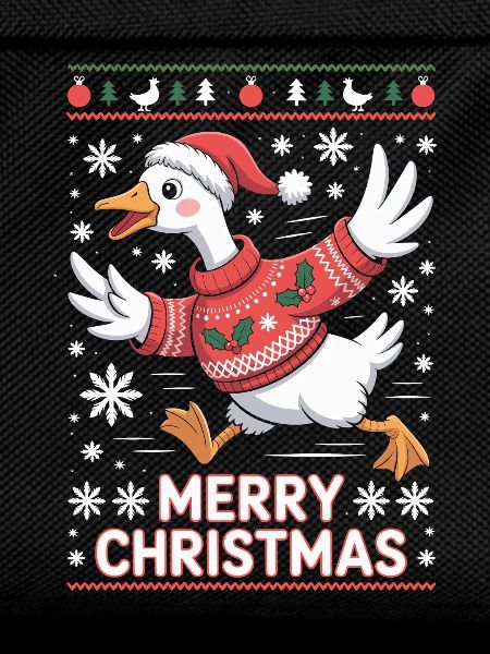 Weihnachtsgans im Pullover