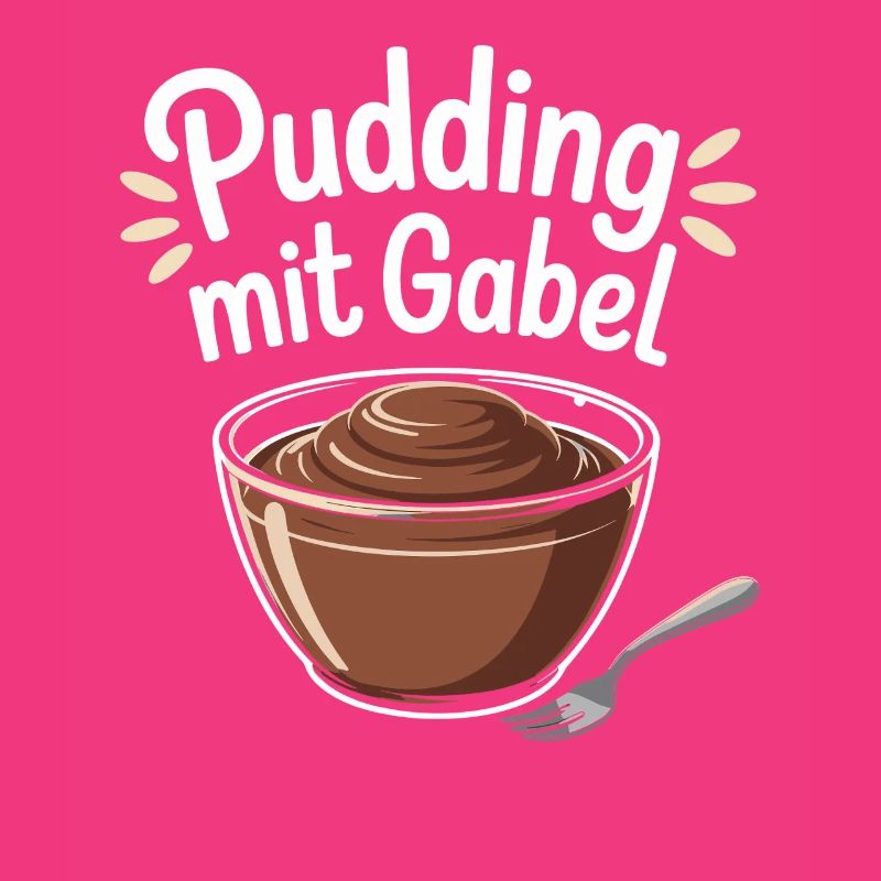 Pudding Mit Gabel