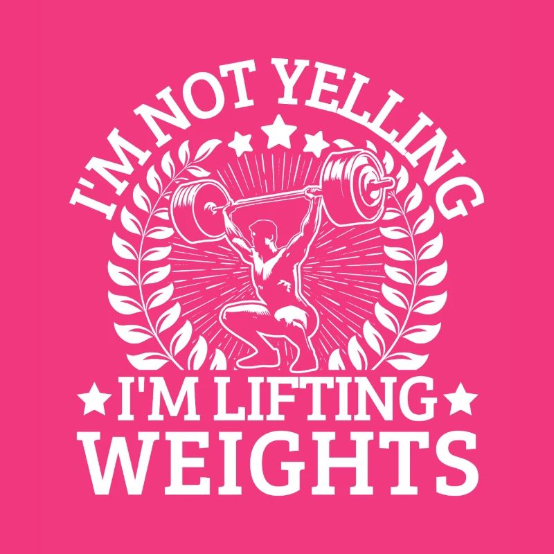 Powerlifting Bodybuilder Not Yelling I ́m Lifting