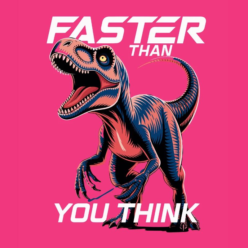 Faster Than You Think Dinosaur Velociraptor