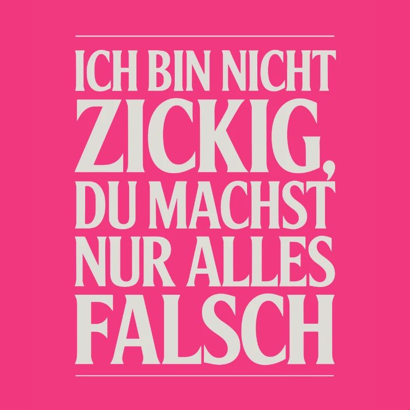 Ich bin nicht Spruch